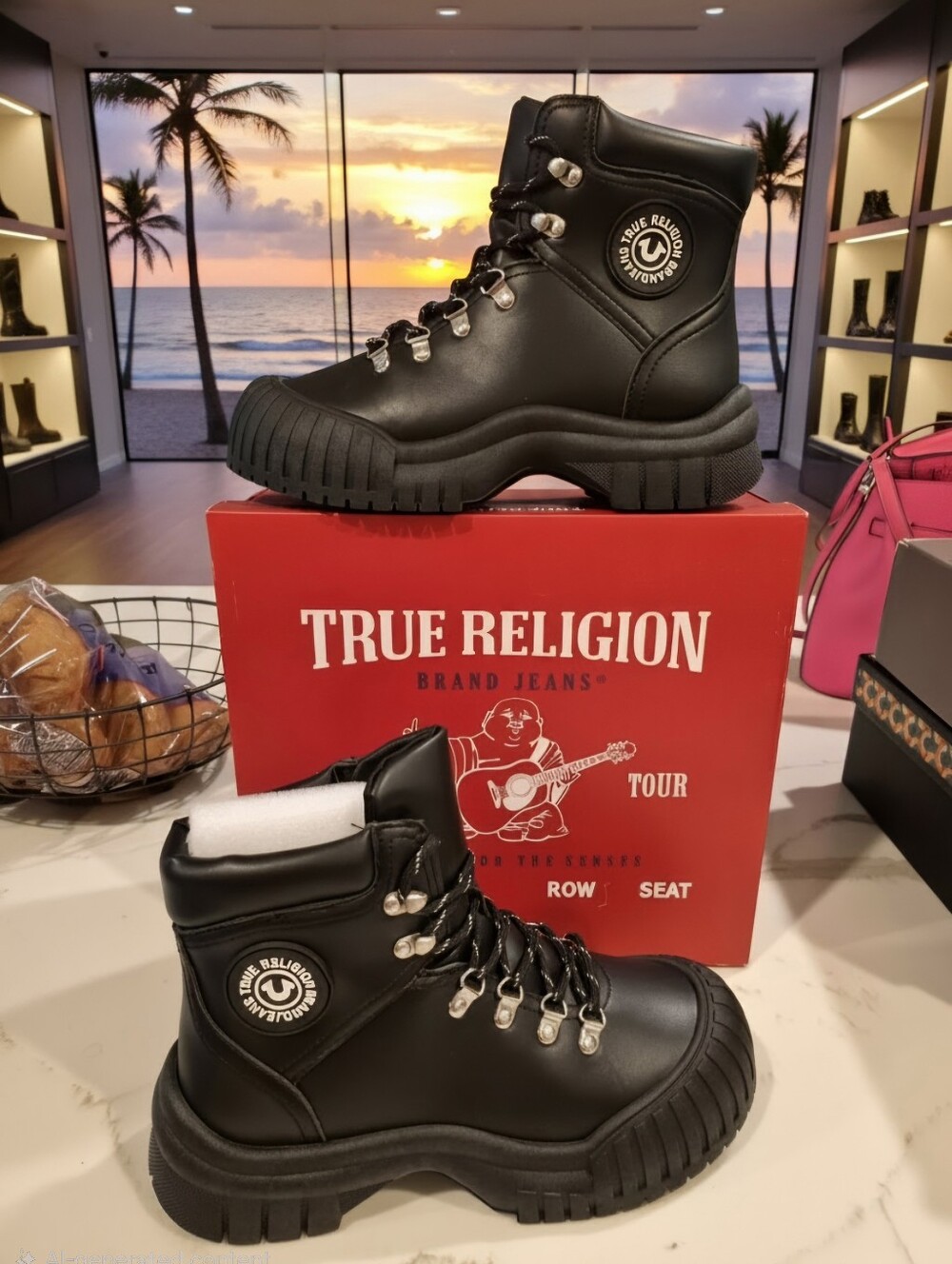 TRUE RELIGION CHRIS WOMEN'S SZ 10 BOOTS NWB